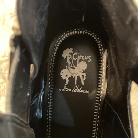 Cyrus Sam Edelman women’s ankle boot black-and-white size 9 1/2 - Picture 4 of 4